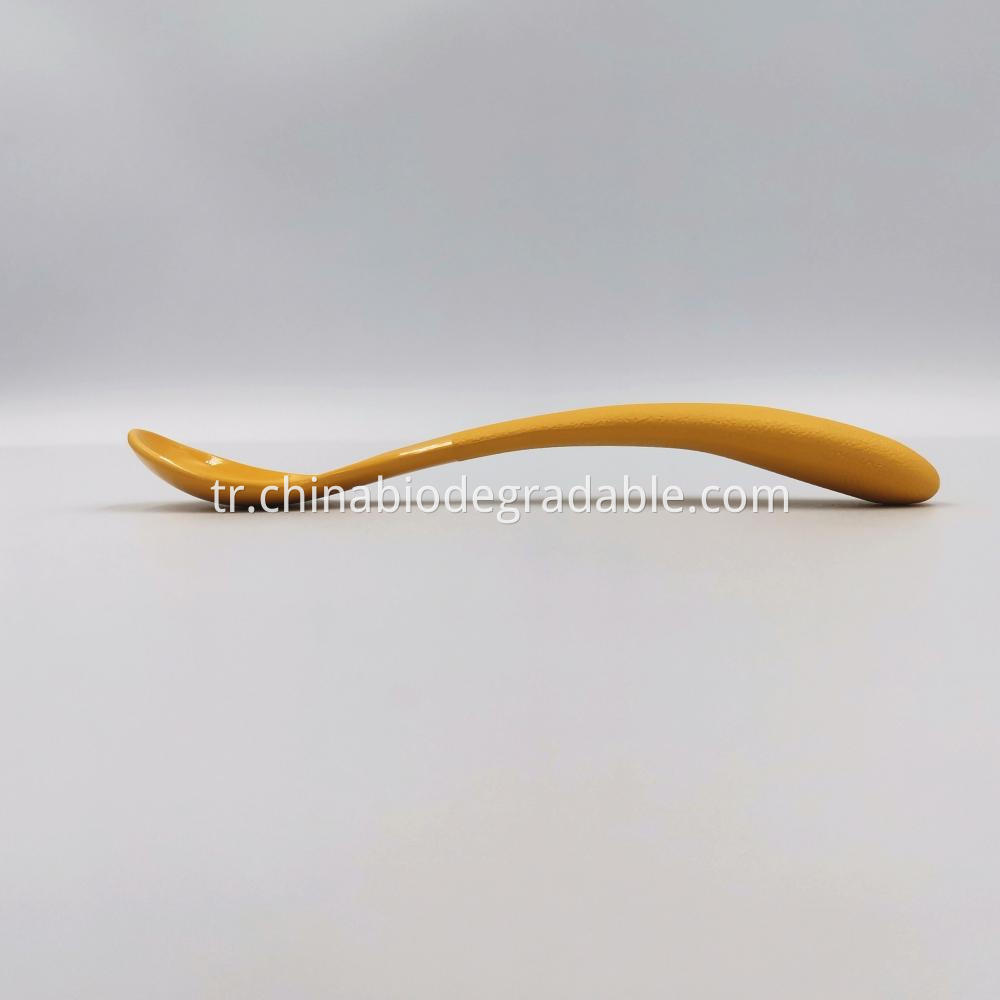 High-quality Natural Safe Frosted Handles Spoon